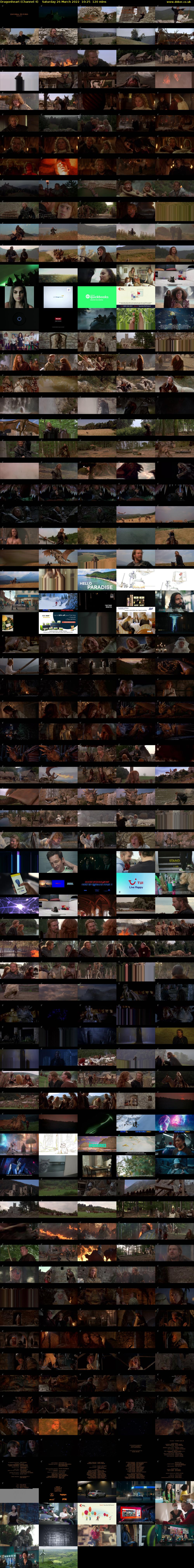 Dragonheart (Channel 4) Saturday 26 March 2022 10:25 - 12:25