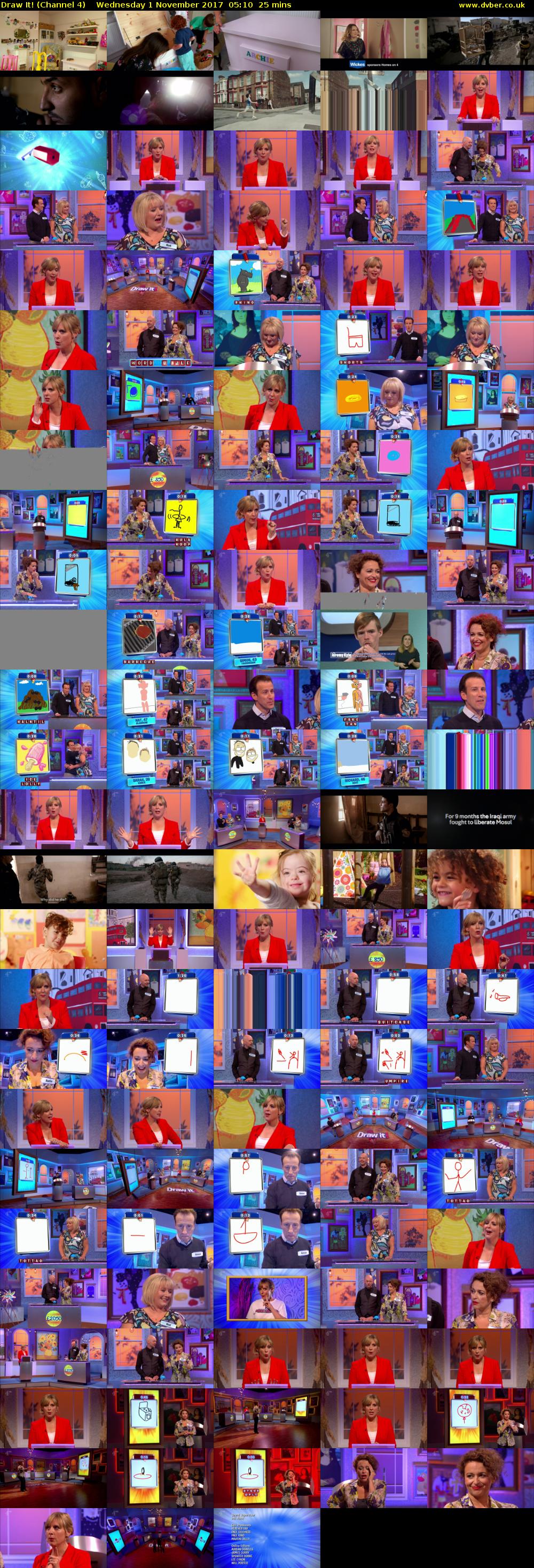 Draw It! (Channel 4) Wednesday 1 November 2017 05:10 - 05:35