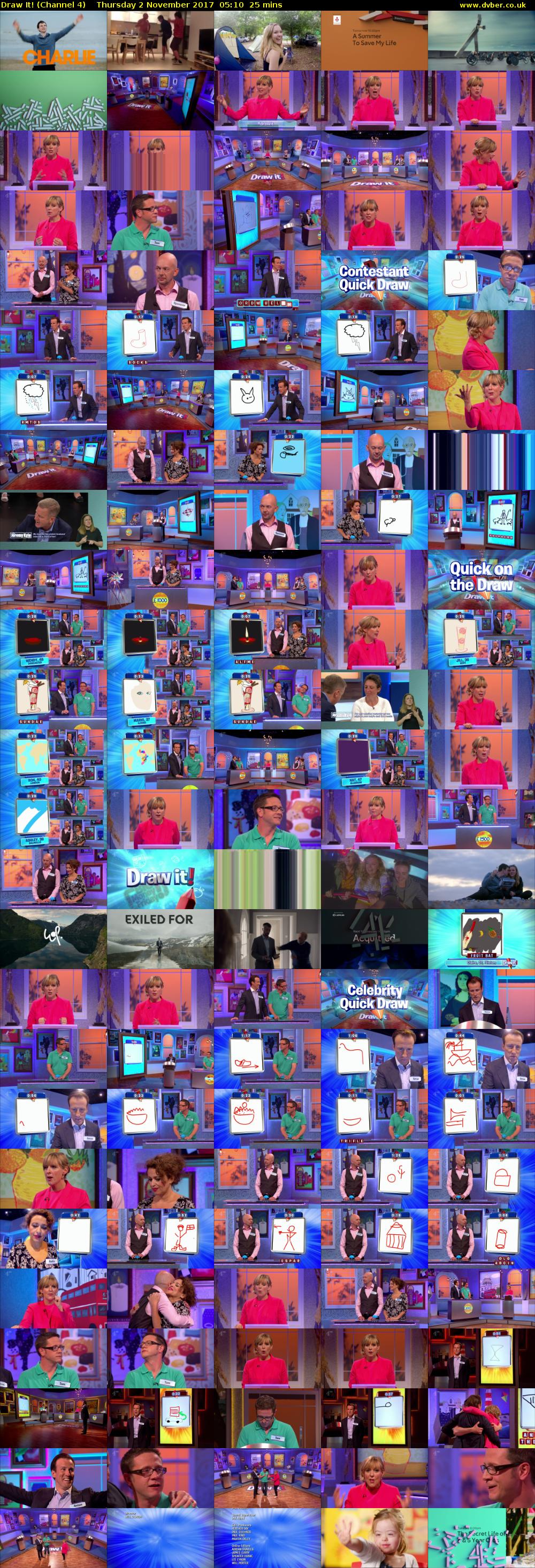 Draw It! (Channel 4) Thursday 2 November 2017 05:10 - 05:35
