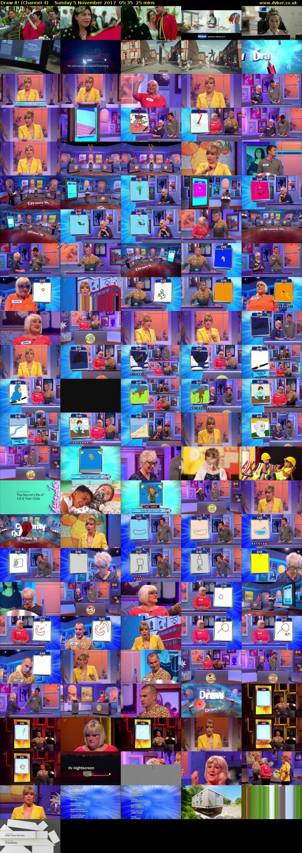 Draw It! (Channel 4) Sunday 5 November 2017 05:35 - 06:00