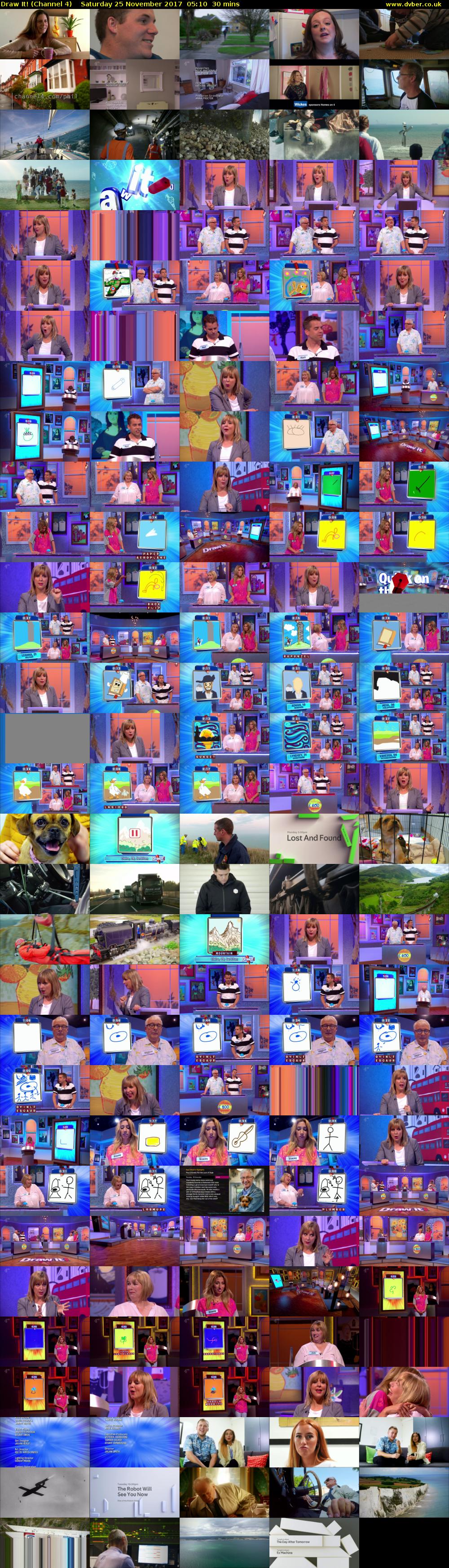 Draw It! (Channel 4) Saturday 25 November 2017 05:10 - 05:40