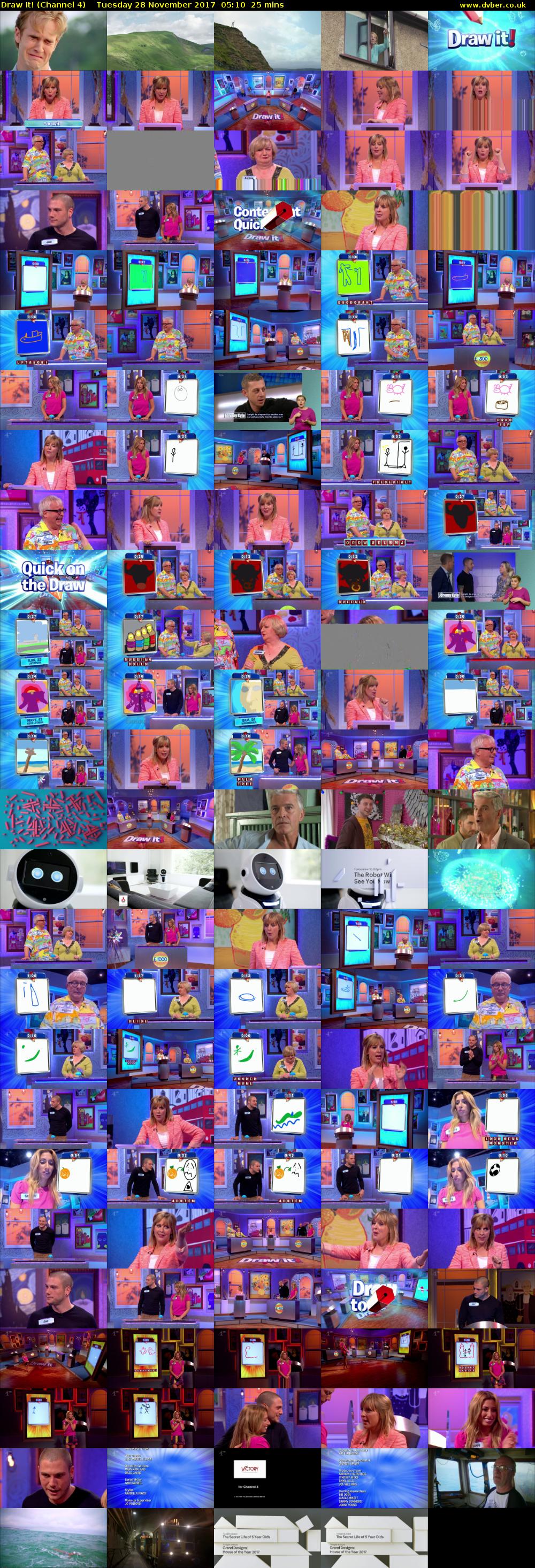 Draw It! (Channel 4) Tuesday 28 November 2017 05:10 - 05:35