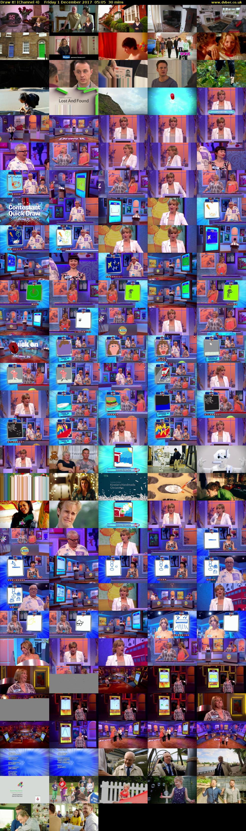 Draw It! (Channel 4) Friday 1 December 2017 05:05 - 05:35
