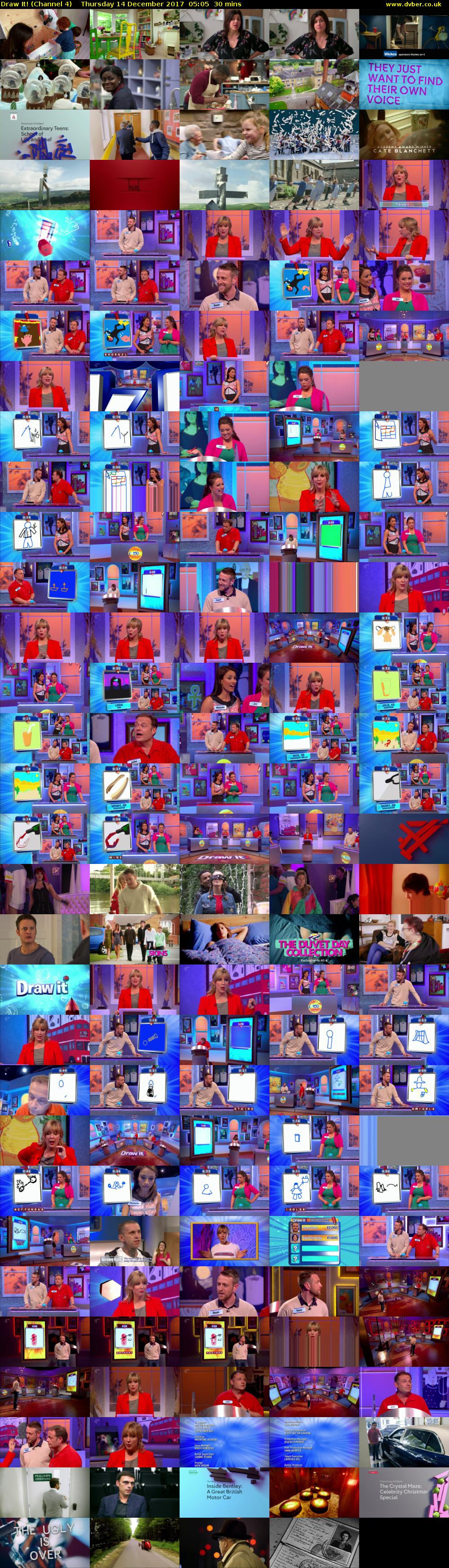 Draw It! (Channel 4) Thursday 14 December 2017 05:05 - 05:35