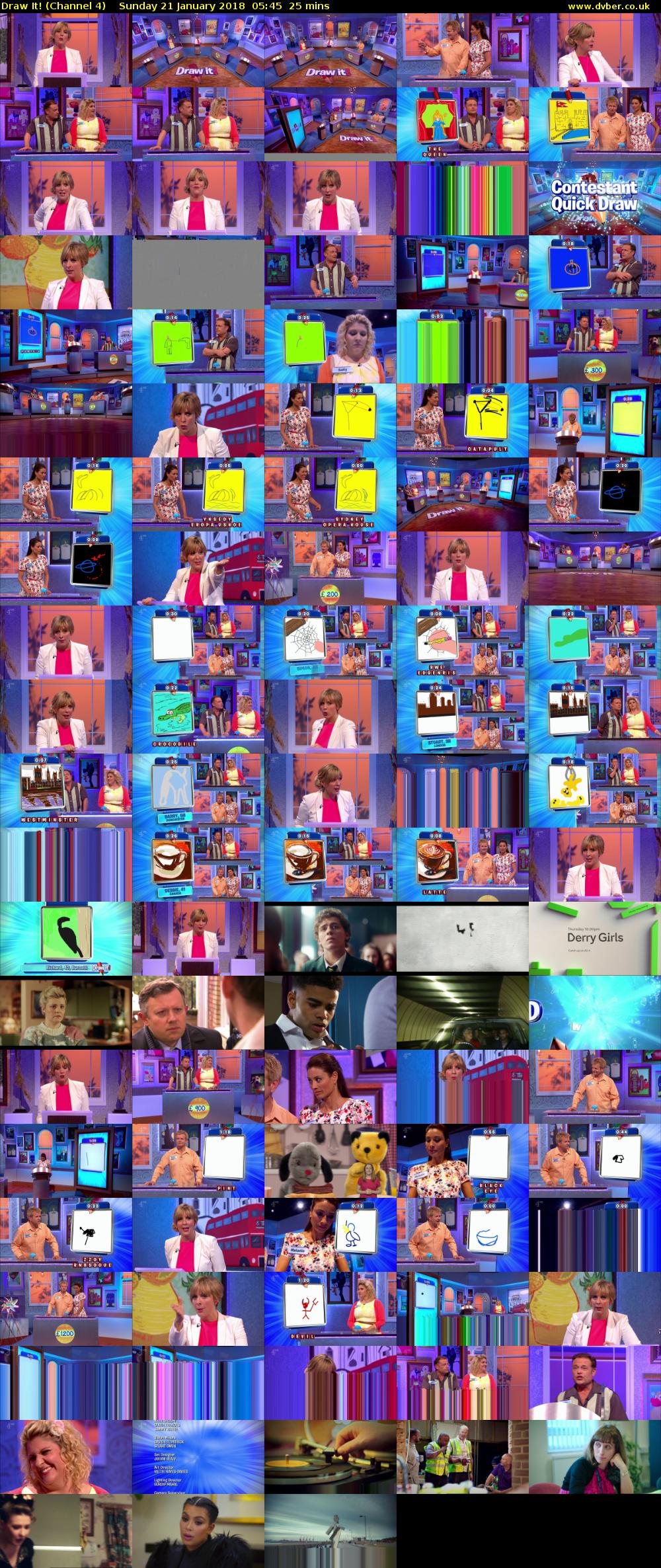 Draw It! (Channel 4) Sunday 21 January 2018 05:45 - 06:10