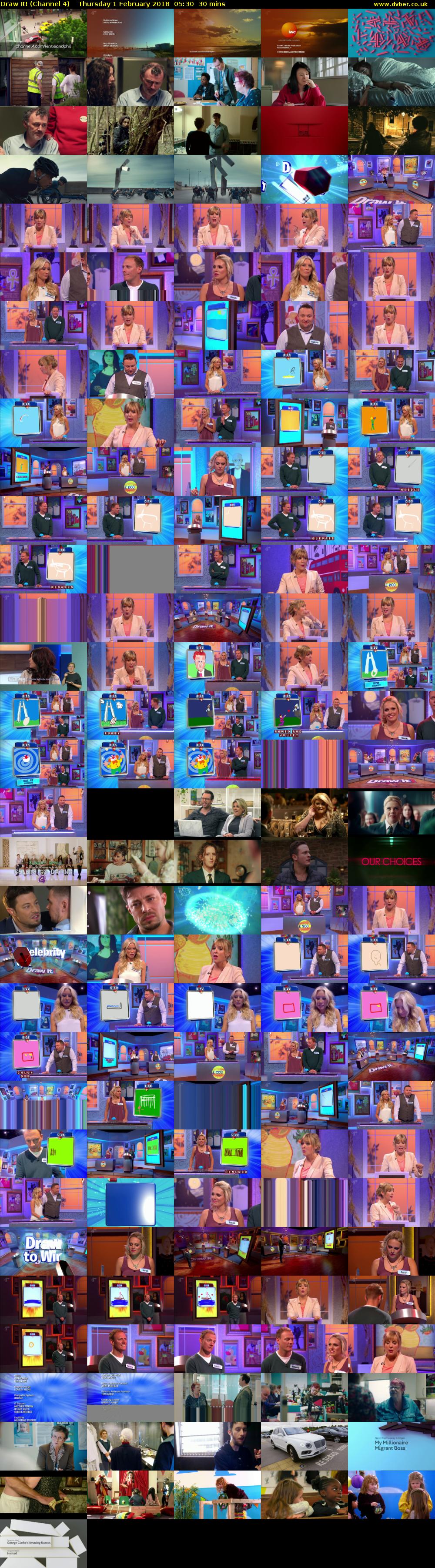 Draw It! (Channel 4) Thursday 1 February 2018 05:30 - 06:00