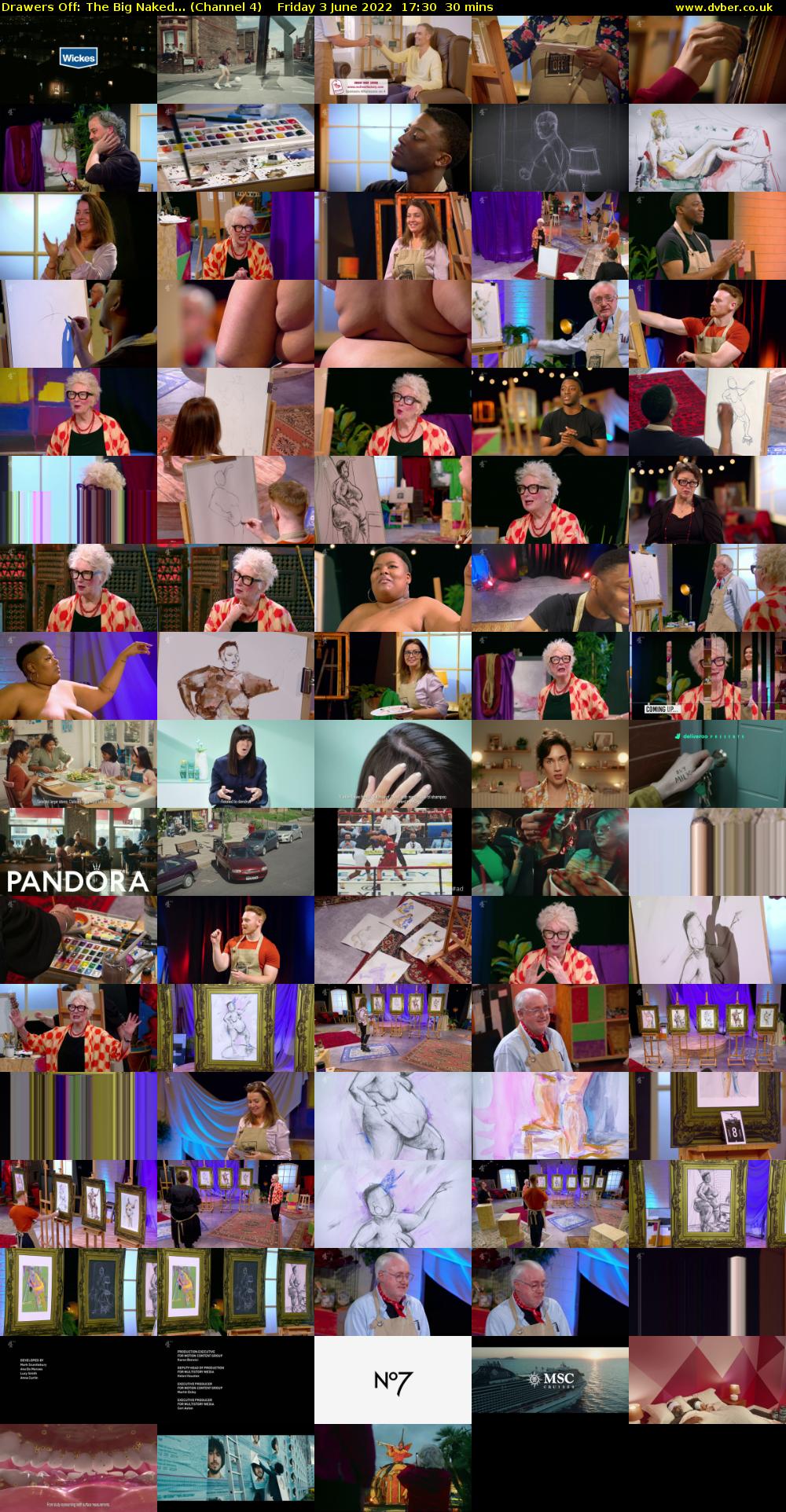 Drawers Off: The Big Naked... (Channel 4) Friday 3 June 2022 17:30 - 18:00