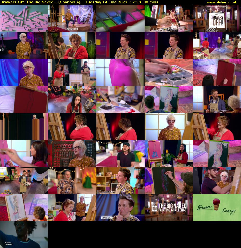 Drawers Off: The Big Naked... (Channel 4) Tuesday 14 June 2022 17:30 - 18:00