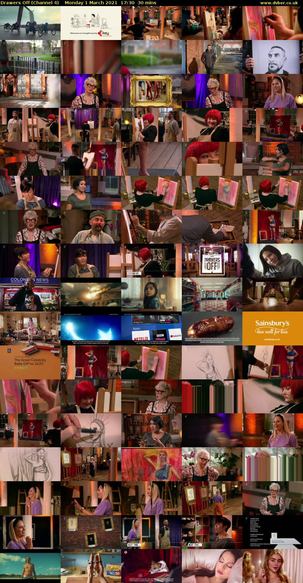 Drawers Off (Channel 4) Monday 1 March 2021 17:30 - 18:00