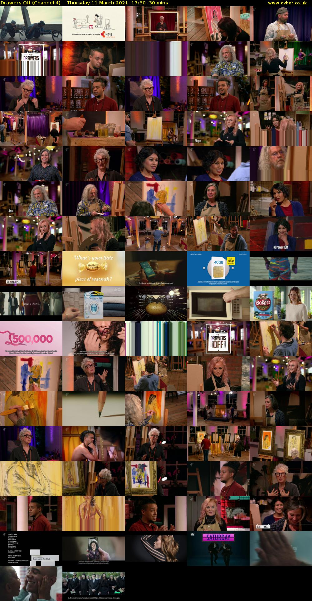 Drawers Off (Channel 4) Thursday 11 March 2021 17:30 - 18:00