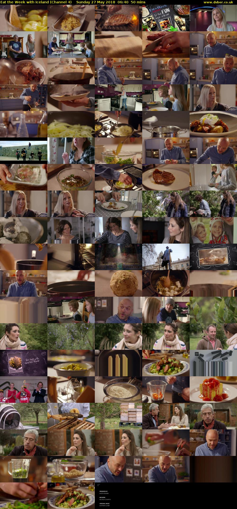 Eat the Week with Iceland (Channel 4) Sunday 27 May 2018 06:40 - 07:30