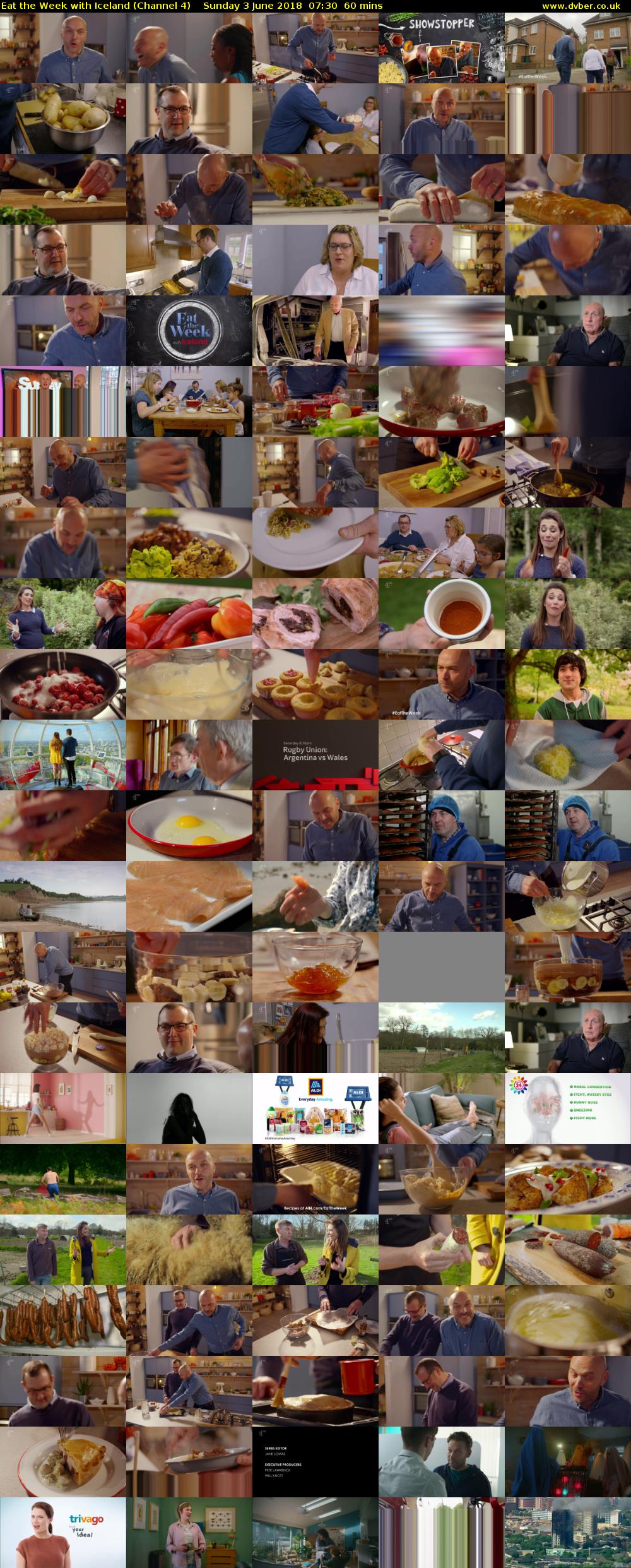Eat the Week with Iceland (Channel 4) Sunday 3 June 2018 07:30 - 08:30