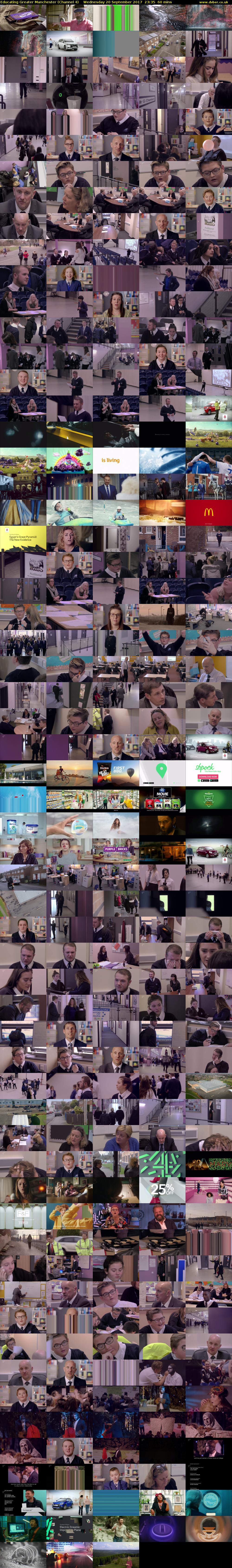 Educating Greater Manchester (Channel 4) Wednesday 20 September 2017 23:35 - 00:35