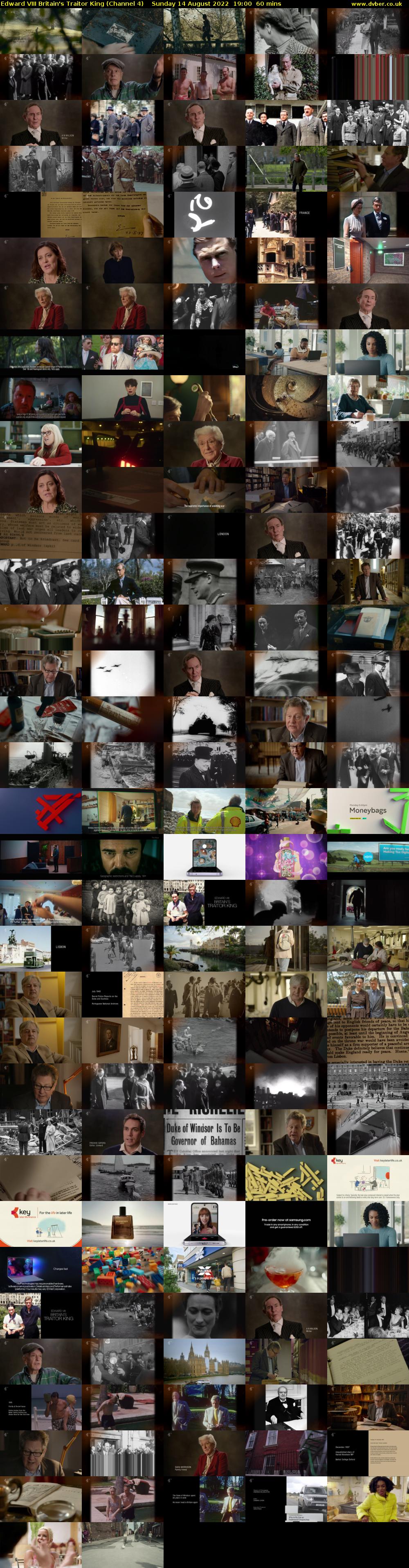 Edward VIII Britain's Traitor King (Channel 4) Sunday 14 August 2022 19:00 - 20:00