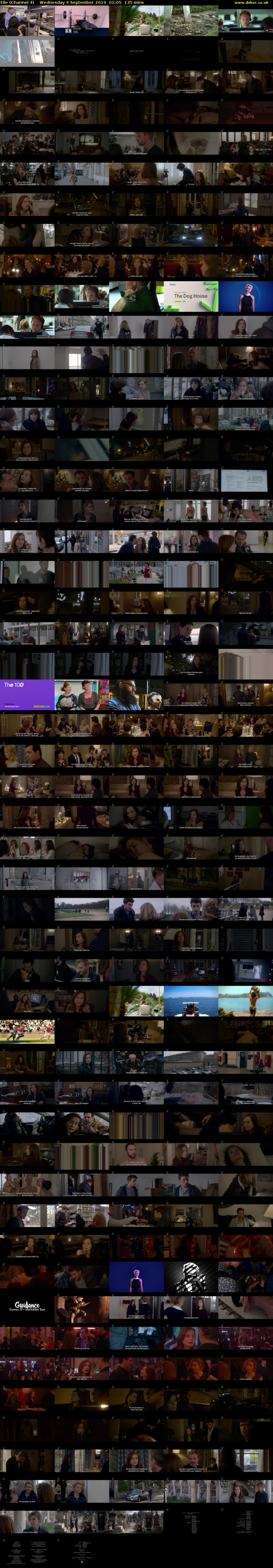 Elle (Channel 4) Wednesday 4 September 2019 01:05 - 03:20