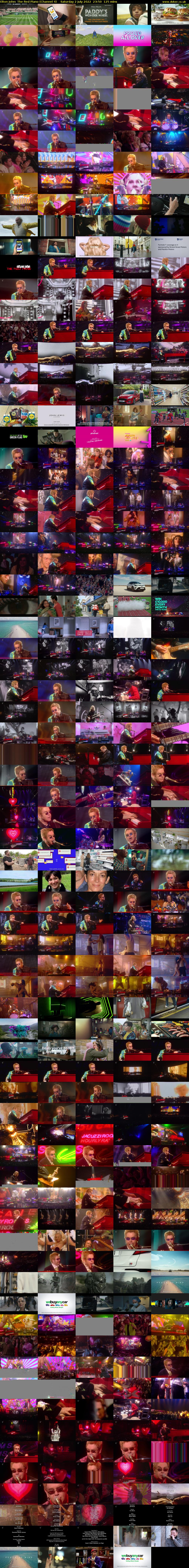 Elton John: The Red Piano (Channel 4) Saturday 2 July 2022 23:50 - 01:55