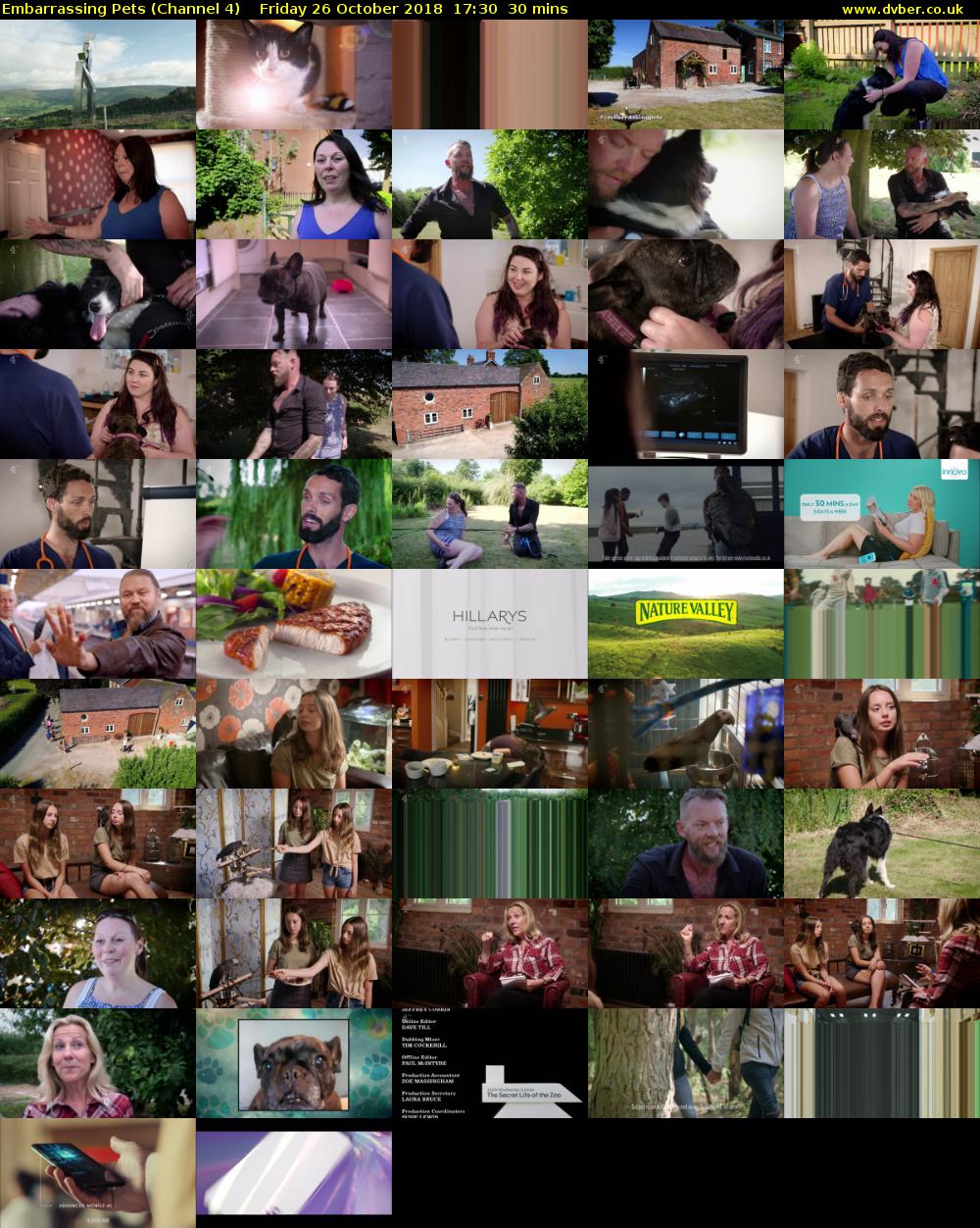 Embarrassing Pets (Channel 4) Friday 26 October 2018 17:30 - 18:00