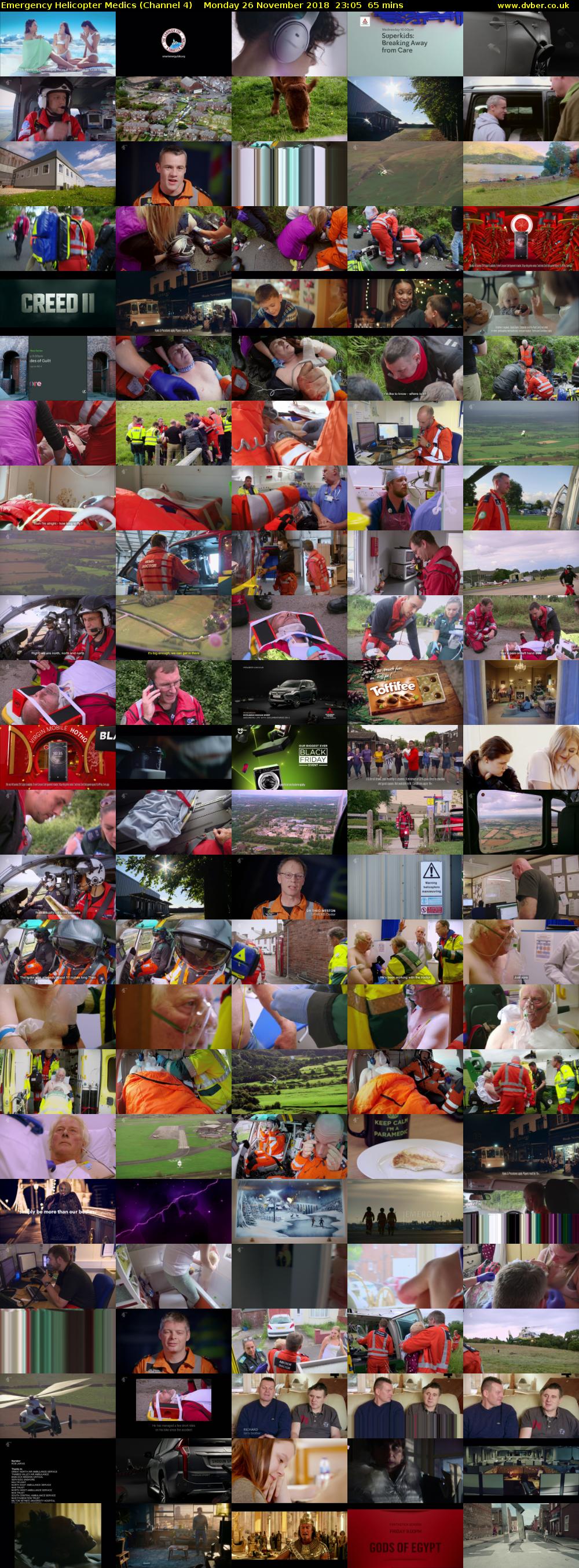 Emergency Helicopter Medics (Channel 4) Monday 26 November 2018 23:05 - 00:10