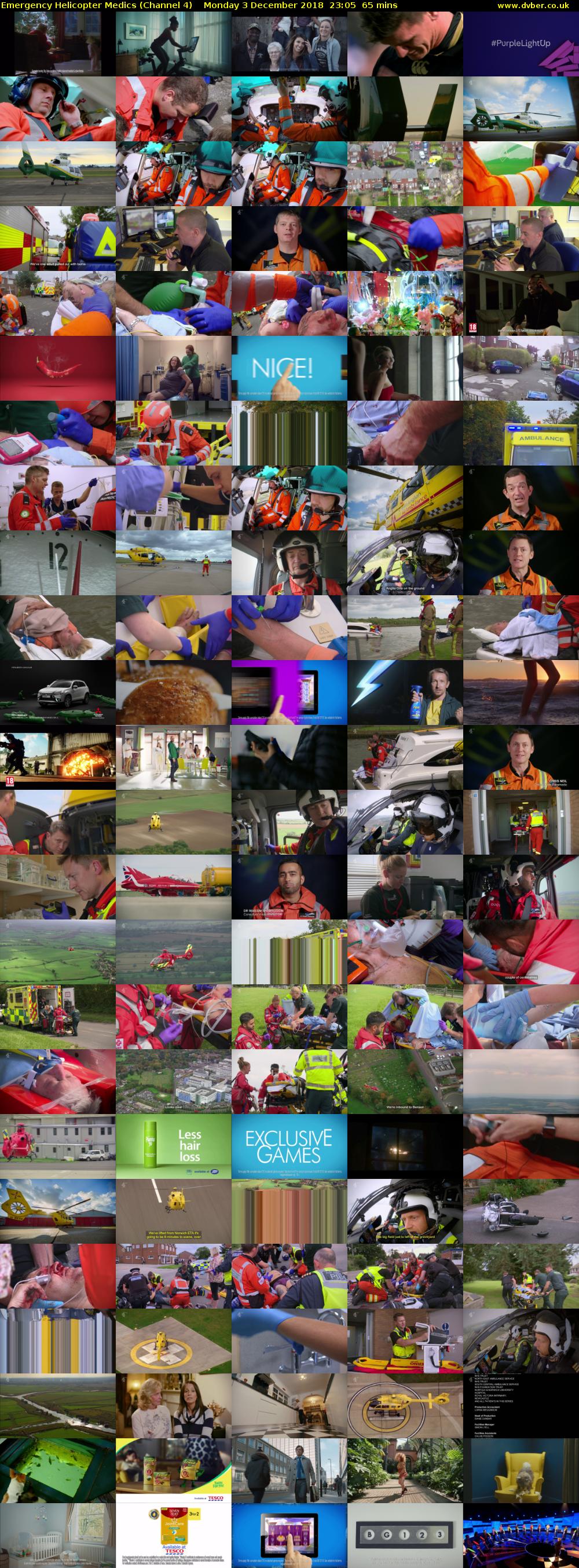 Emergency Helicopter Medics (Channel 4) Monday 3 December 2018 23:05 - 00:10