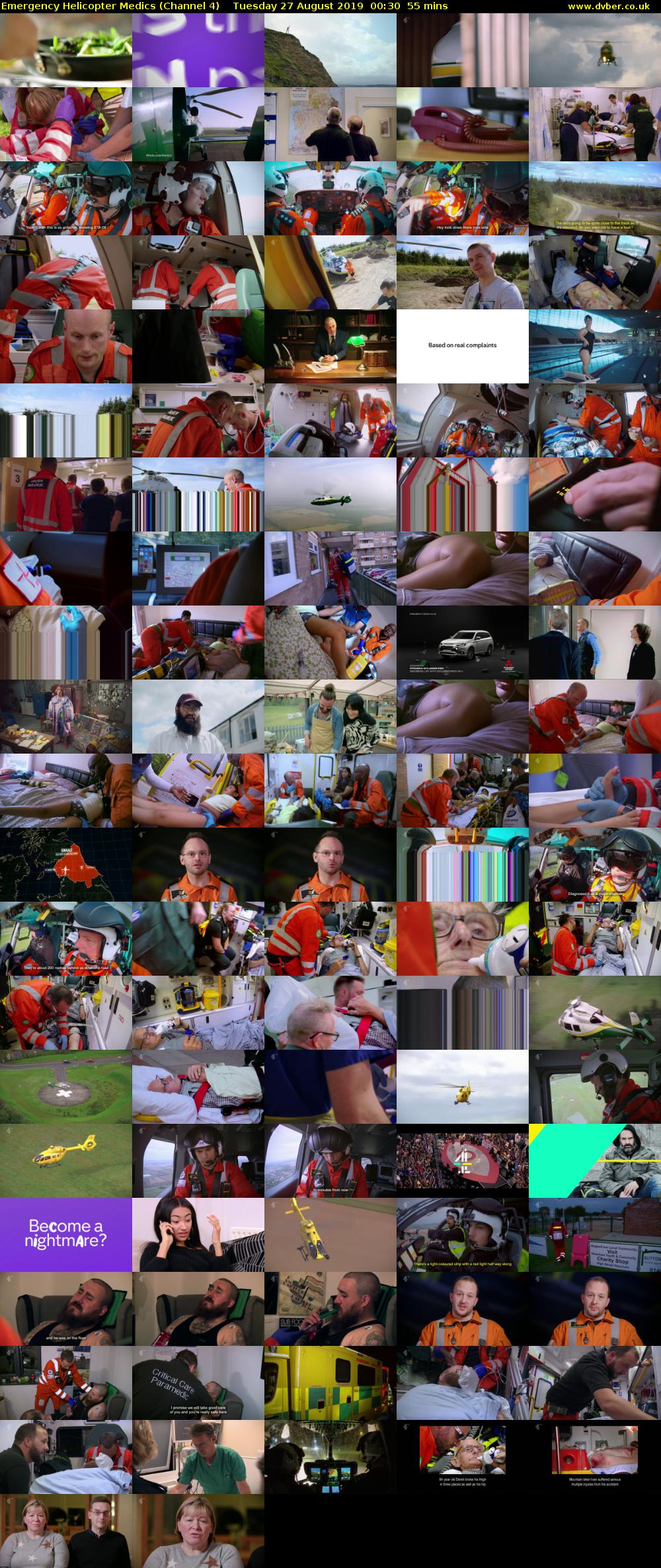 Emergency Helicopter Medics (Channel 4) Tuesday 27 August 2019 00:30 - 01:25
