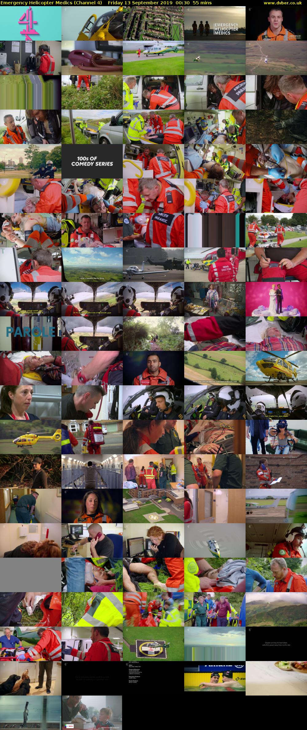 Emergency Helicopter Medics (Channel 4) Friday 13 September 2019 00:30 - 01:25