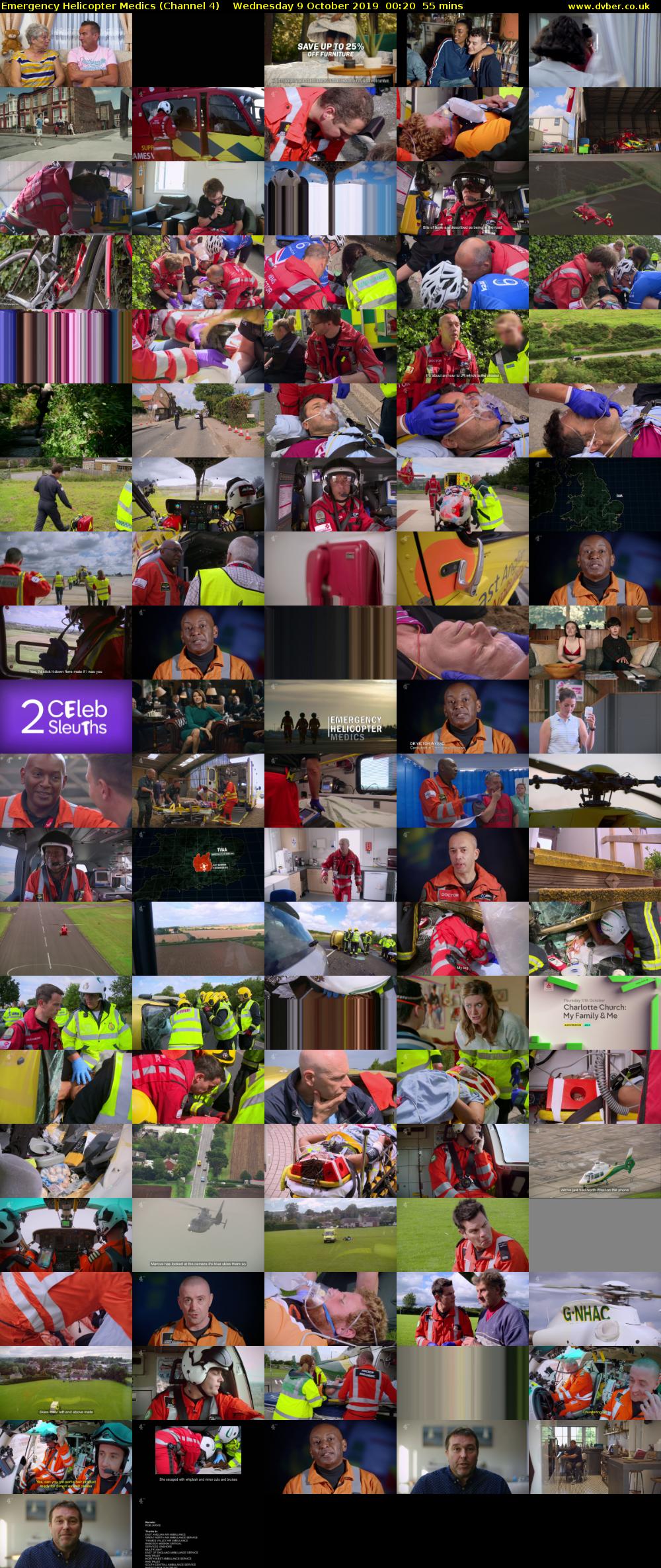 Emergency Helicopter Medics (Channel 4) Wednesday 9 October 2019 00:20 - 01:15