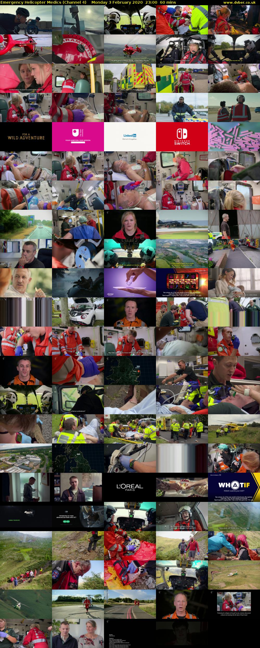Emergency Helicopter Medics (Channel 4) Monday 3 February 2020 23:00 - 00:00
