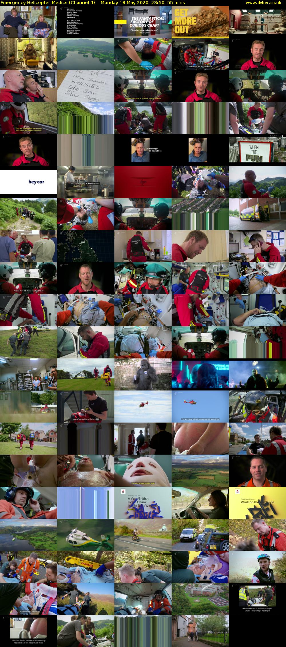 Emergency Helicopter Medics (Channel 4) Monday 18 May 2020 23:50 - 00:45