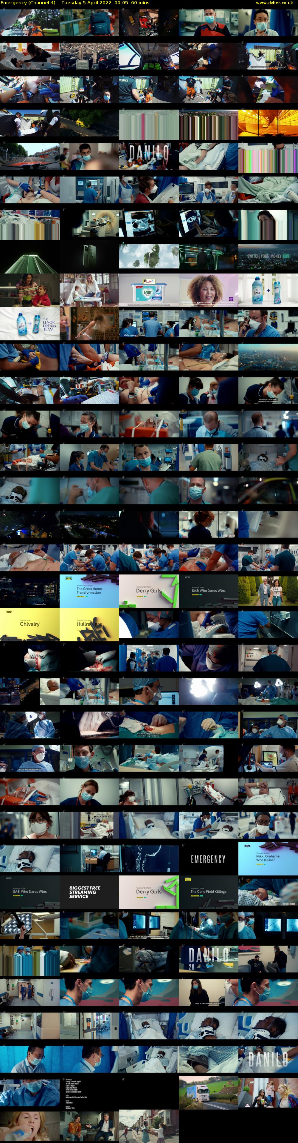 Emergency (Channel 4) Tuesday 5 April 2022 00:05 - 01:05