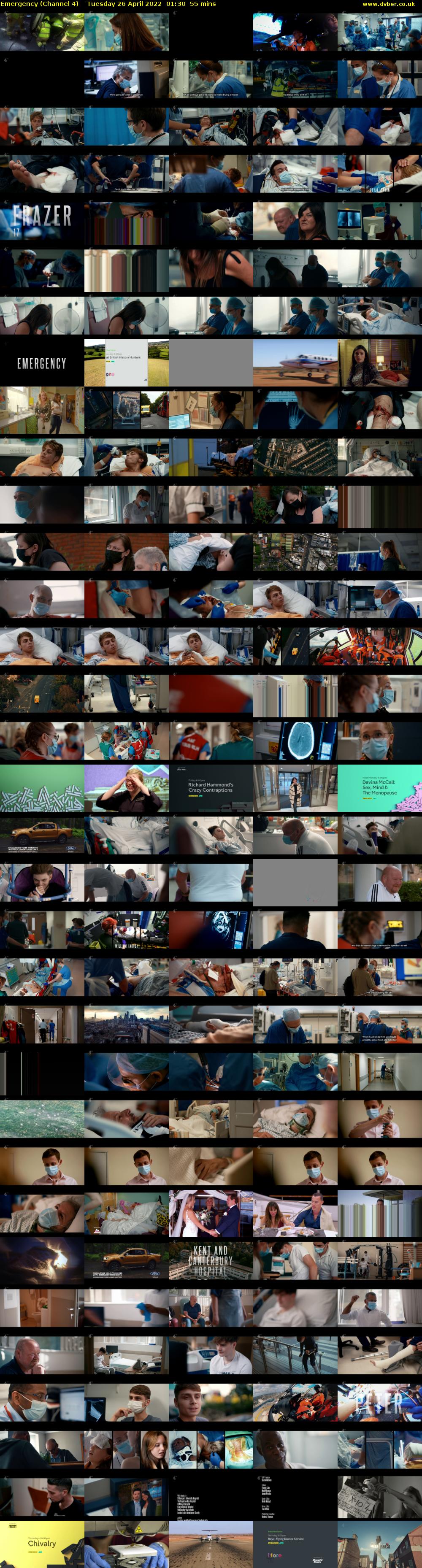 Emergency (Channel 4) Tuesday 26 April 2022 01:30 - 02:25
