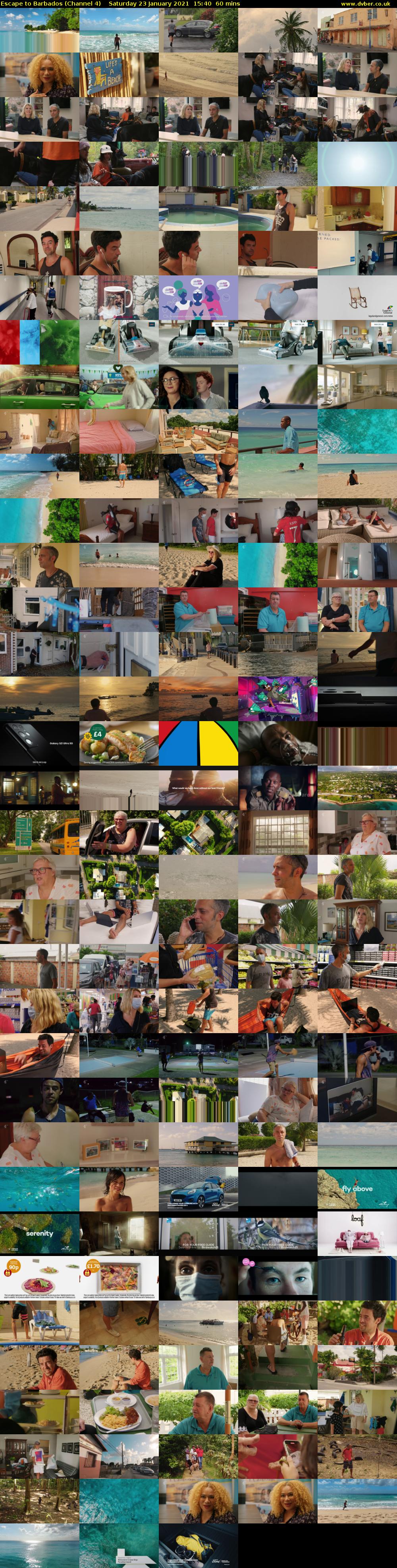 Escape to Barbados (Channel 4) Saturday 23 January 2021 15:40 - 16:40