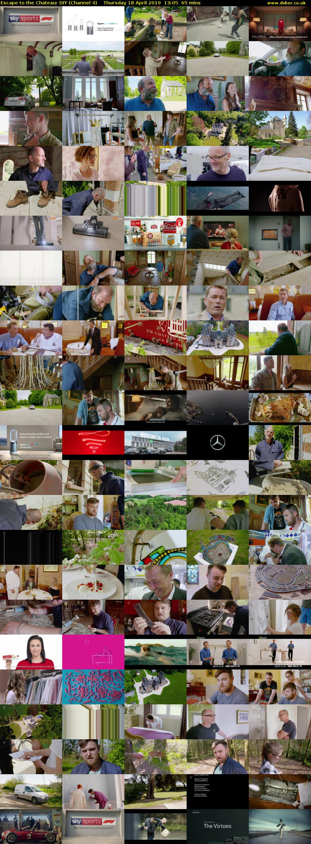 Escape to the Chateau: DIY (Channel 4) Thursday 18 April 2019 13:05 - 14:10