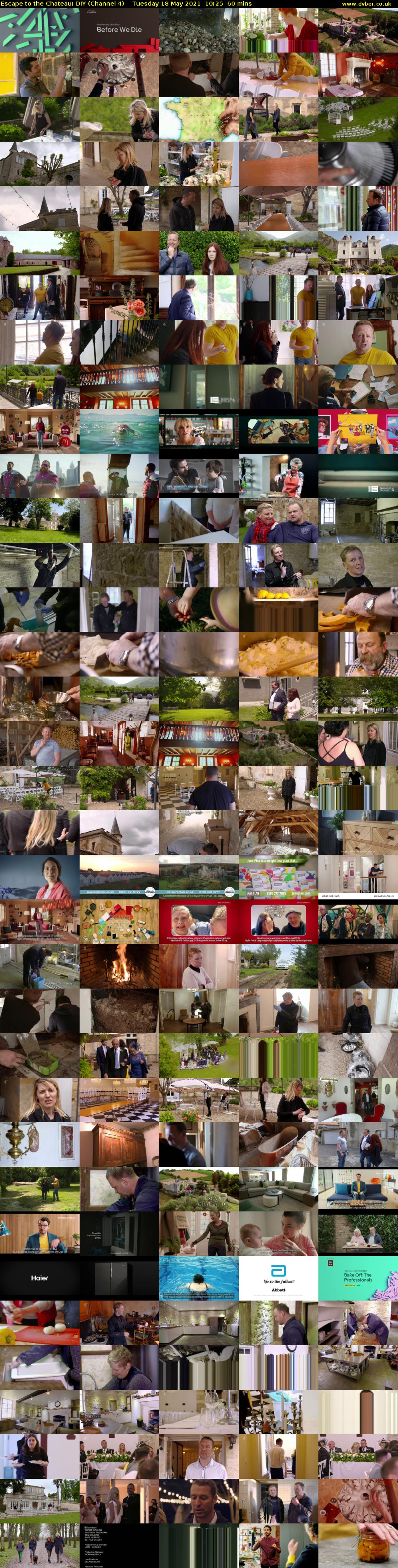 Escape to the Chateau: DIY (Channel 4) Tuesday 18 May 2021 10:25 - 11:25