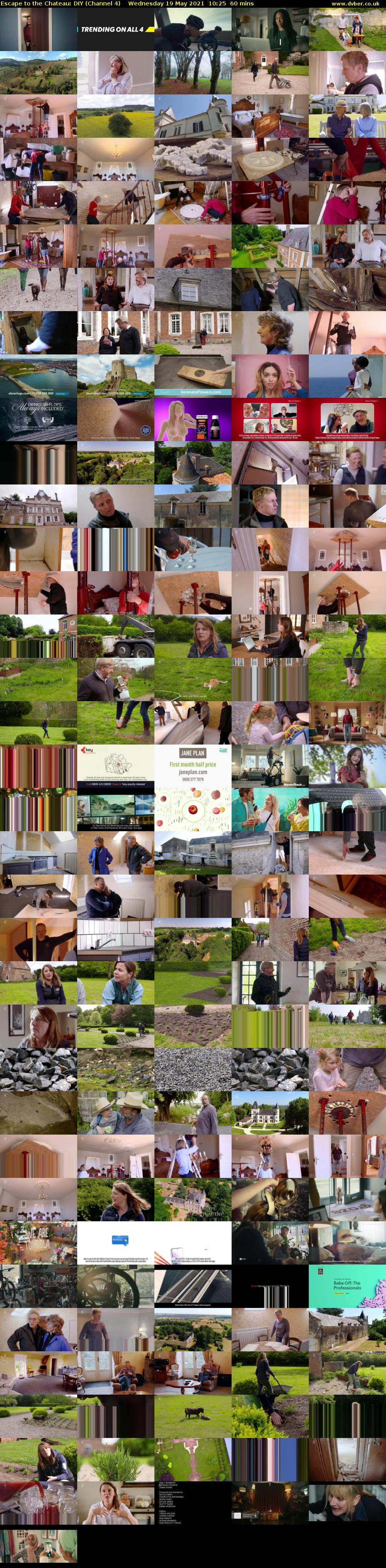 Escape to the Chateau: DIY (Channel 4) Wednesday 19 May 2021 10:25 - 11:25