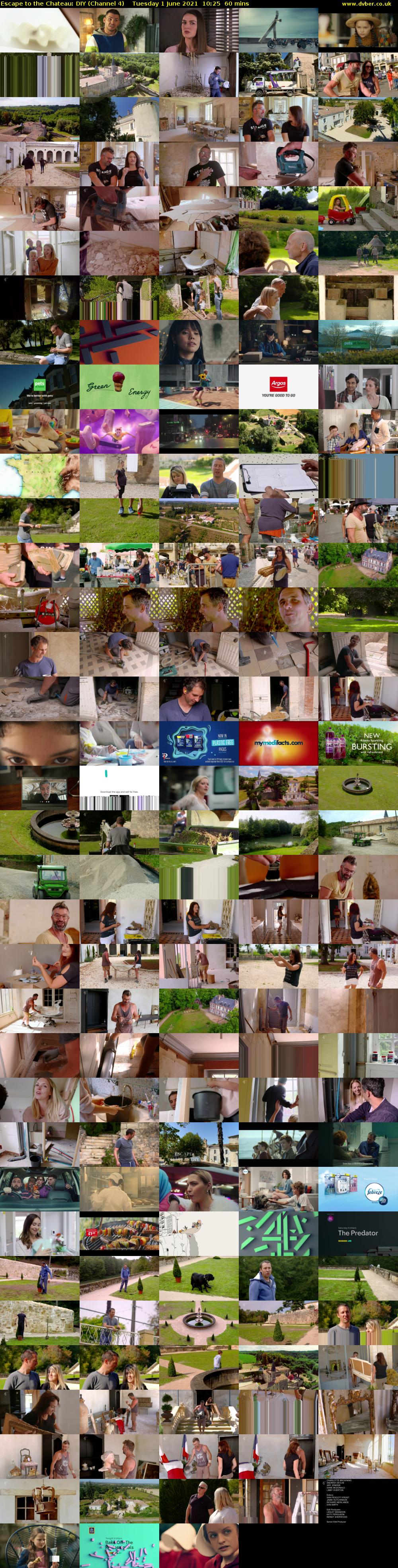 Escape to the Chateau: DIY (Channel 4) Tuesday 1 June 2021 10:25 - 11:25