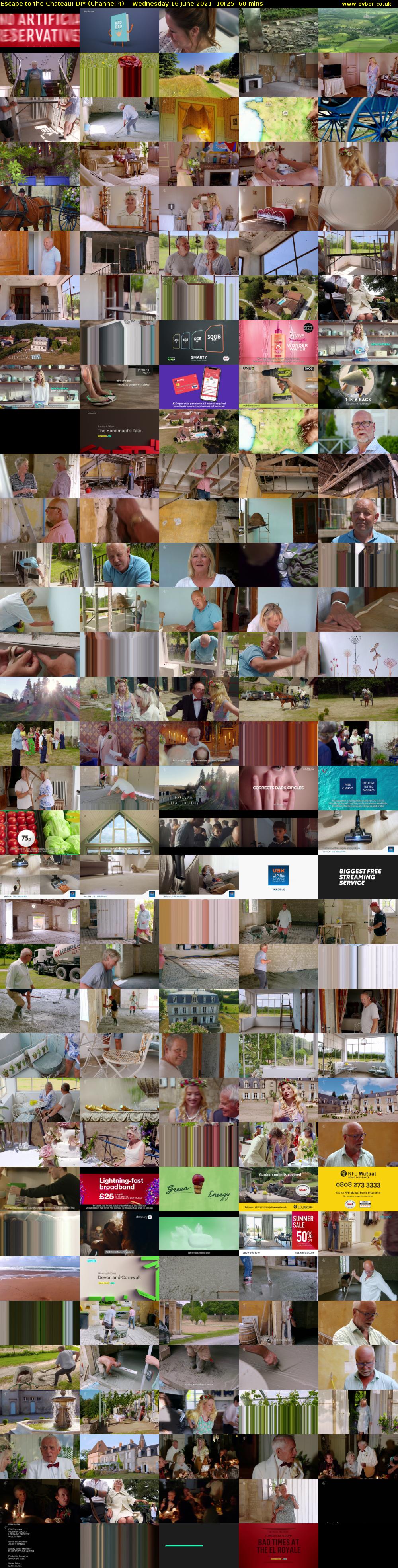 Escape to the Chateau: DIY (Channel 4) Wednesday 16 June 2021 10:25 - 11:25
