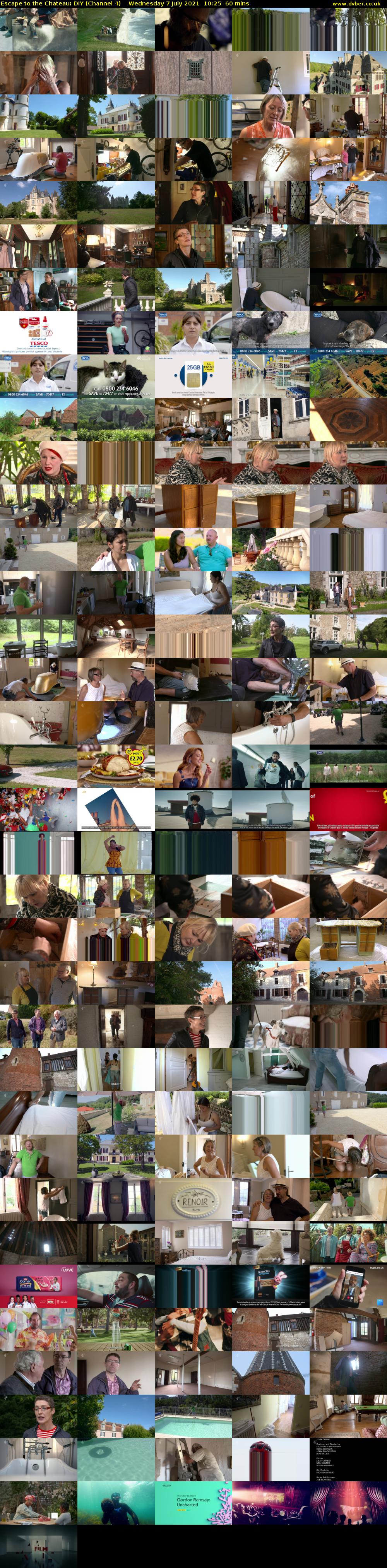 Escape to the Chateau: DIY (Channel 4) Wednesday 7 July 2021 10:25 - 11:25
