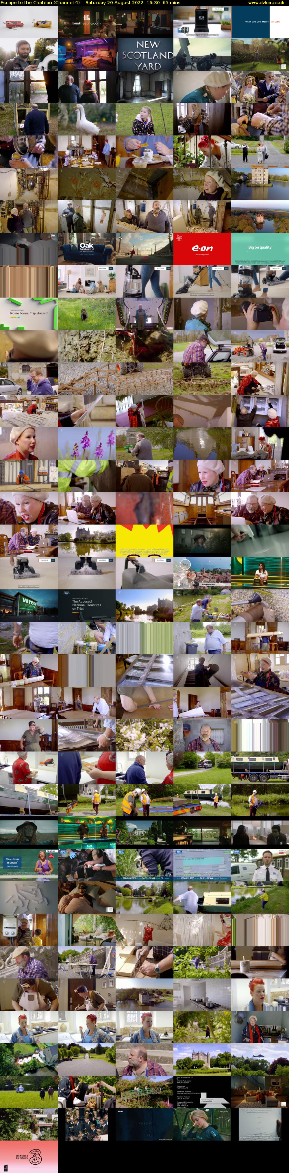 Escape to the Chateau (Channel 4) Saturday 20 August 2022 16:30 - 17:35
