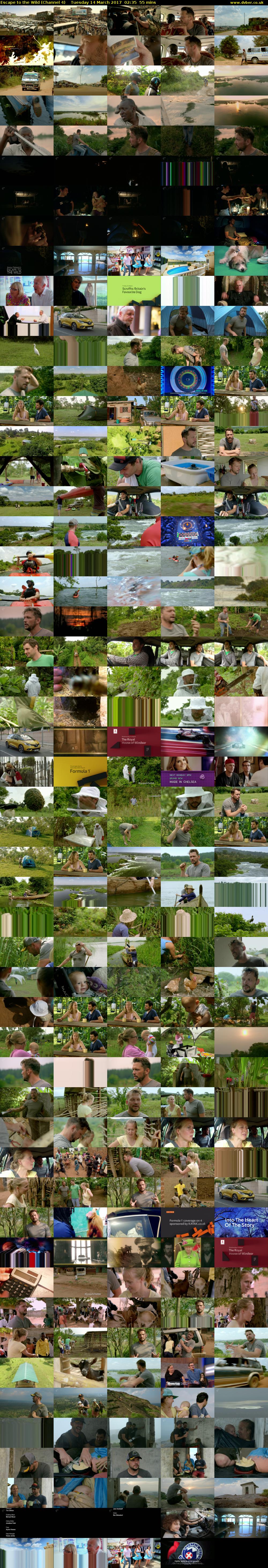 Escape to the Wild (Channel 4) Tuesday 14 March 2017 02:35 - 03:30