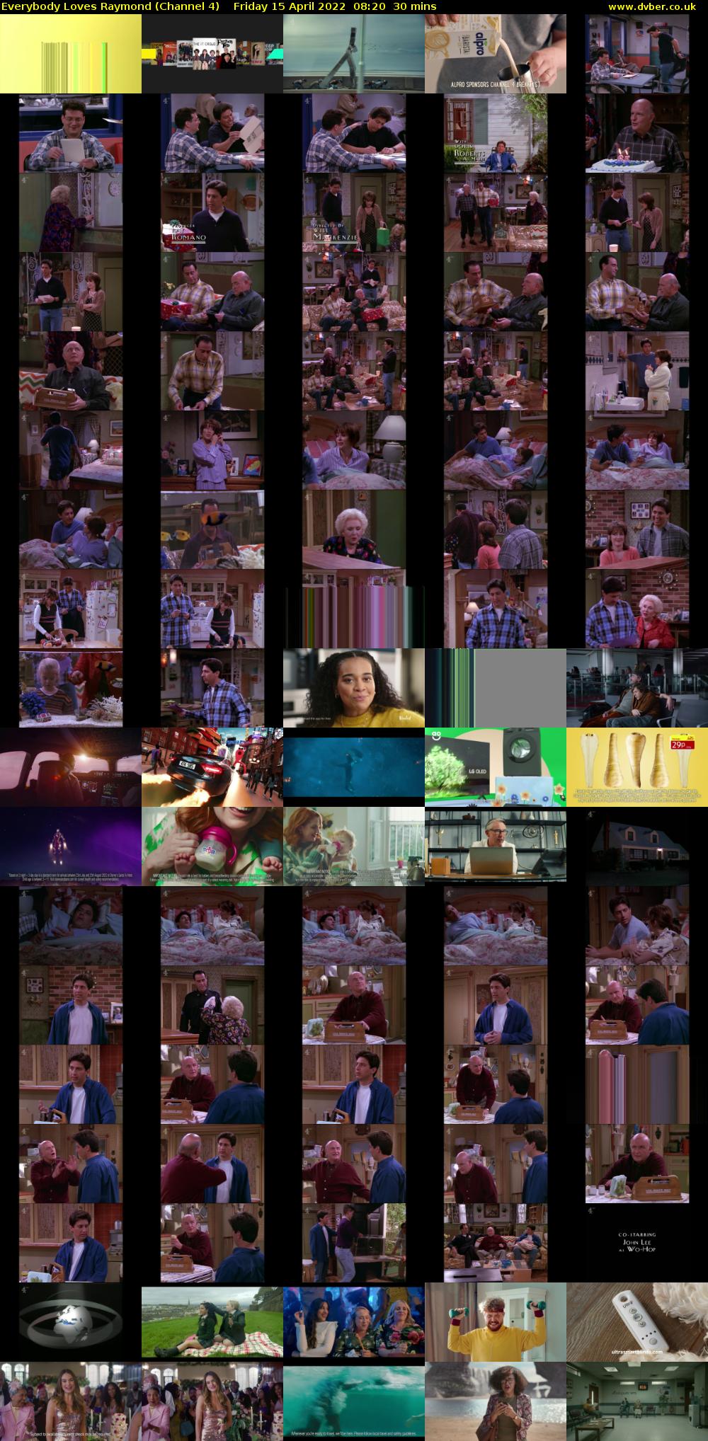 Everybody Loves Raymond (Channel 4) Friday 15 April 2022 08:20 - 08:50