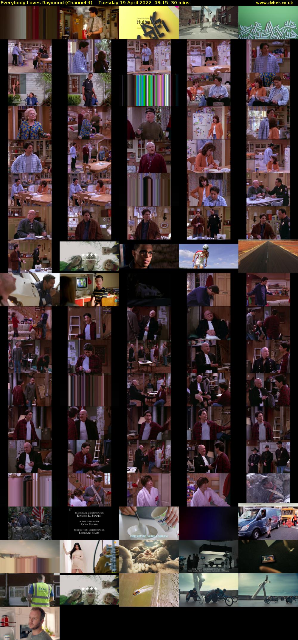 Everybody Loves Raymond (Channel 4) Tuesday 19 April 2022 08:15 - 08:45