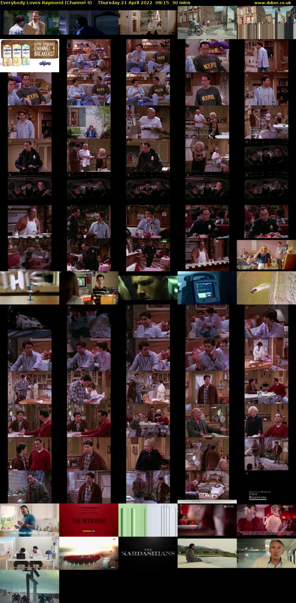 Everybody Loves Raymond (Channel 4) Thursday 21 April 2022 08:15 - 08:45