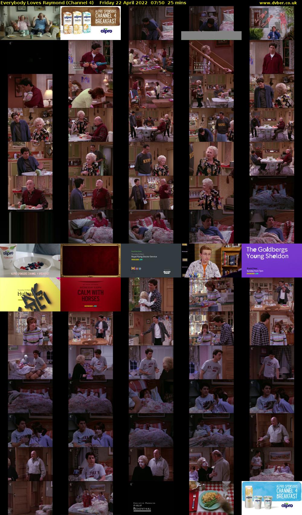 Everybody Loves Raymond (Channel 4) Friday 22 April 2022 07:50 - 08:15