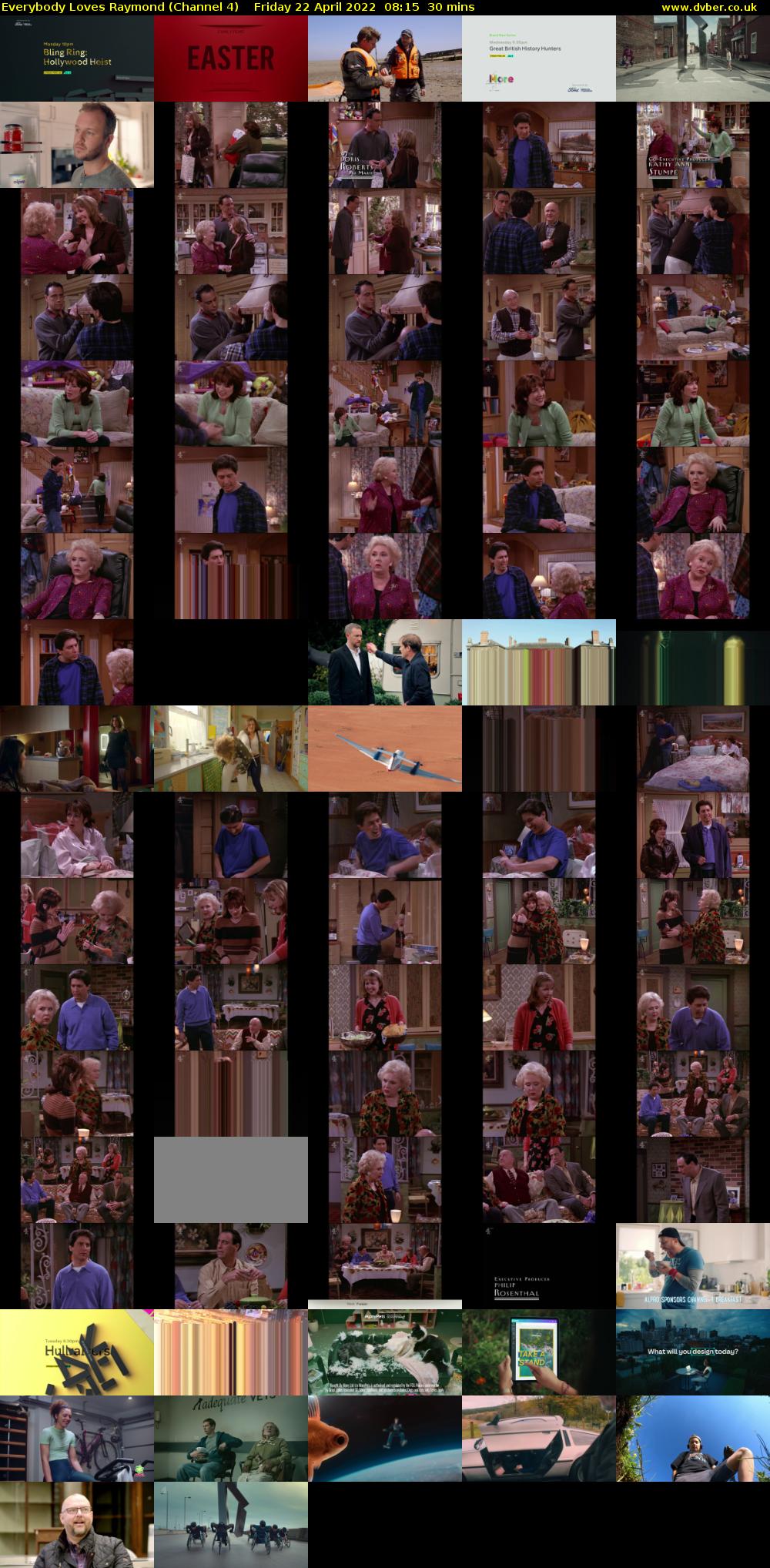 Everybody Loves Raymond (Channel 4) Friday 22 April 2022 08:15 - 08:45