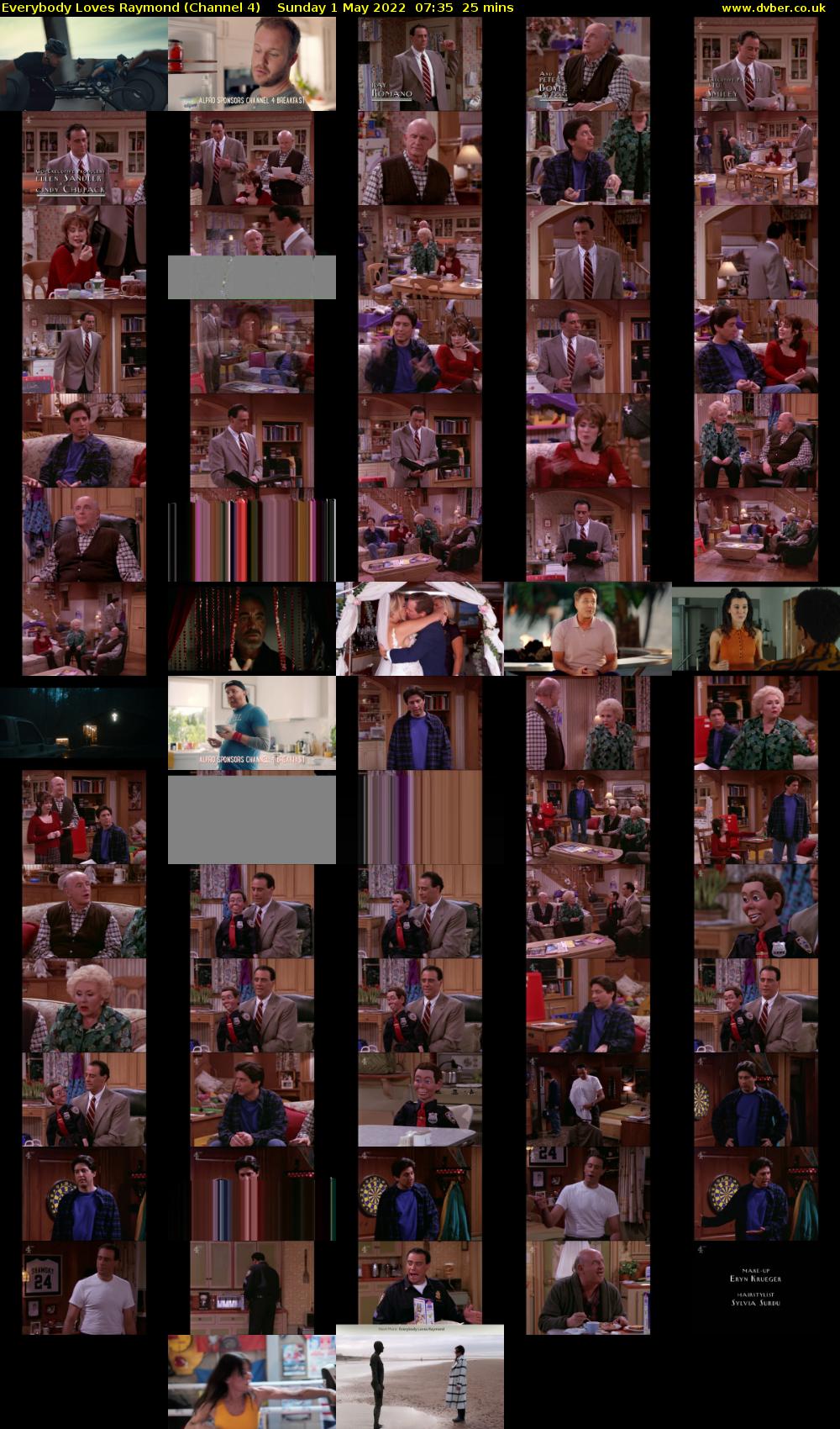 Everybody Loves Raymond (Channel 4) Sunday 1 May 2022 07:35 - 08:00