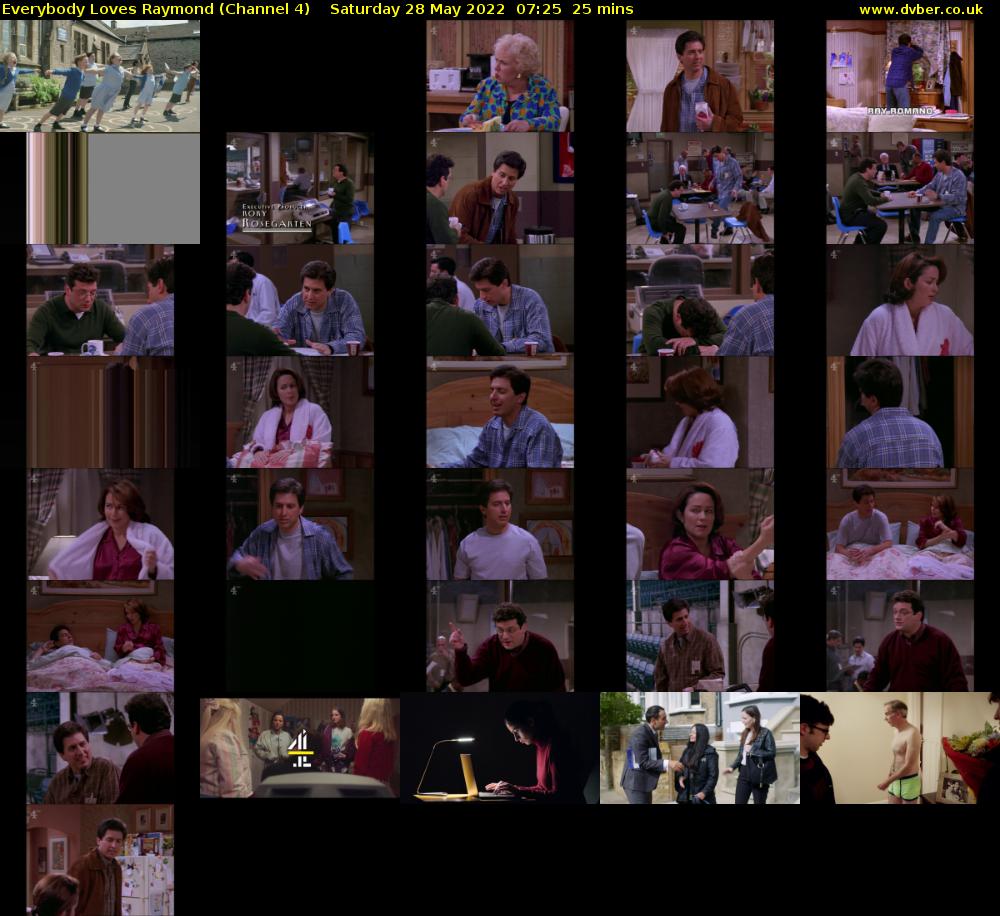 Everybody Loves Raymond (Channel 4) Saturday 28 May 2022 07:25 - 07:50