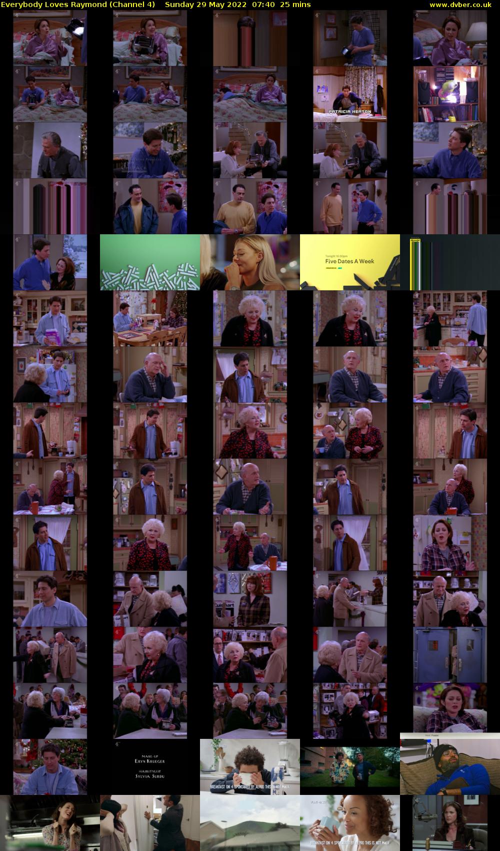Everybody Loves Raymond (Channel 4) Sunday 29 May 2022 07:40 - 08:05