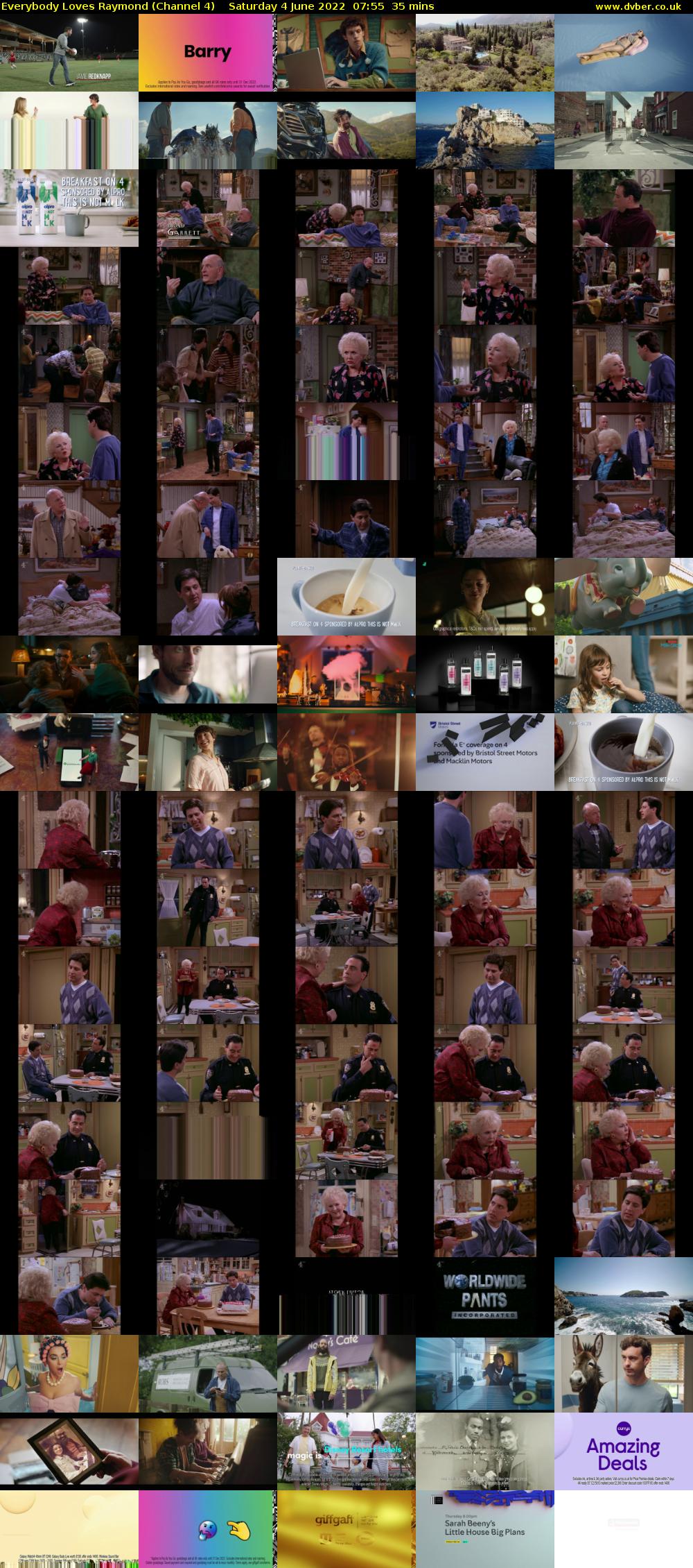 Everybody Loves Raymond (Channel 4) Saturday 4 June 2022 07:55 - 08:30