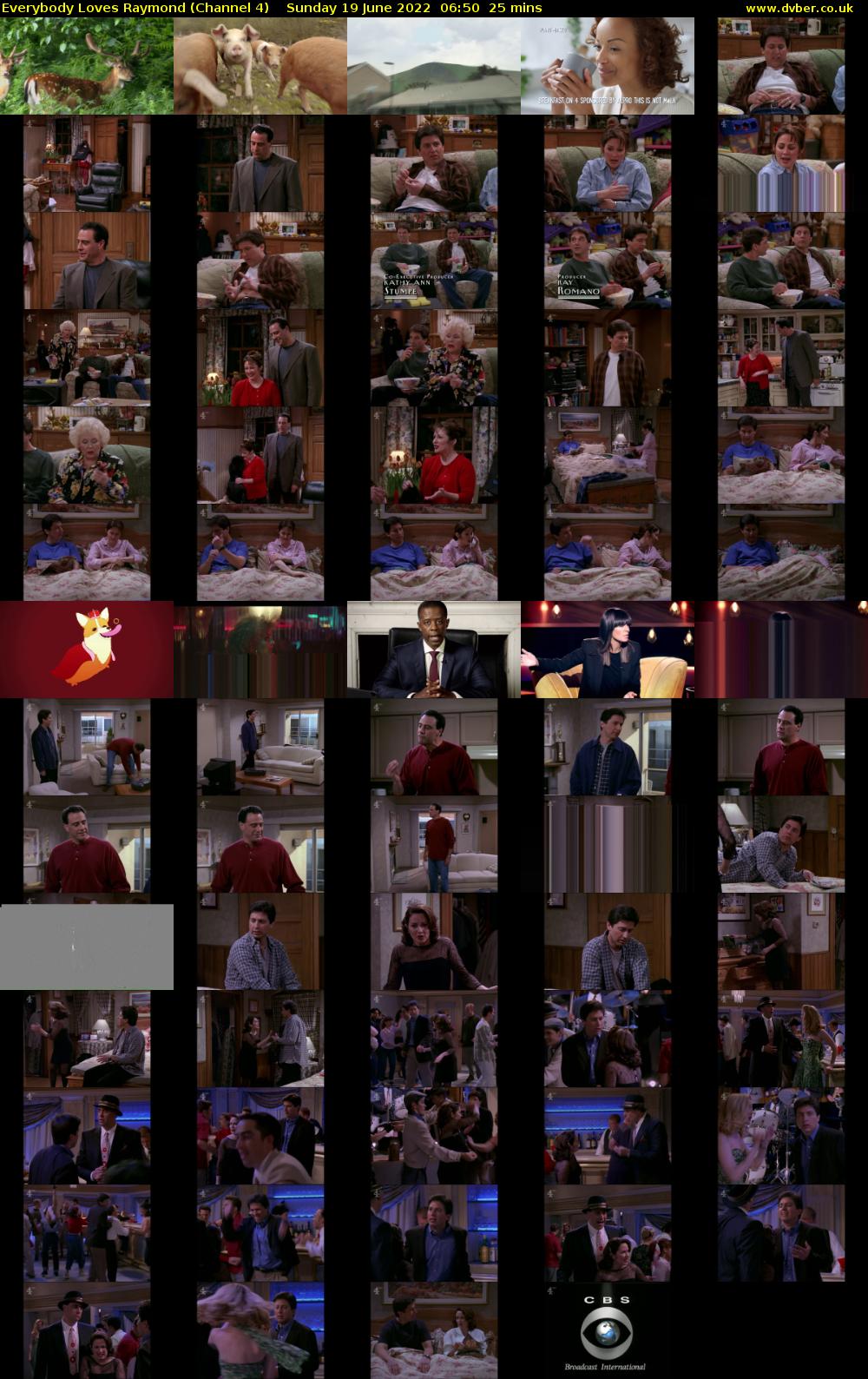 Everybody Loves Raymond (Channel 4) Sunday 19 June 2022 06:50 - 07:15