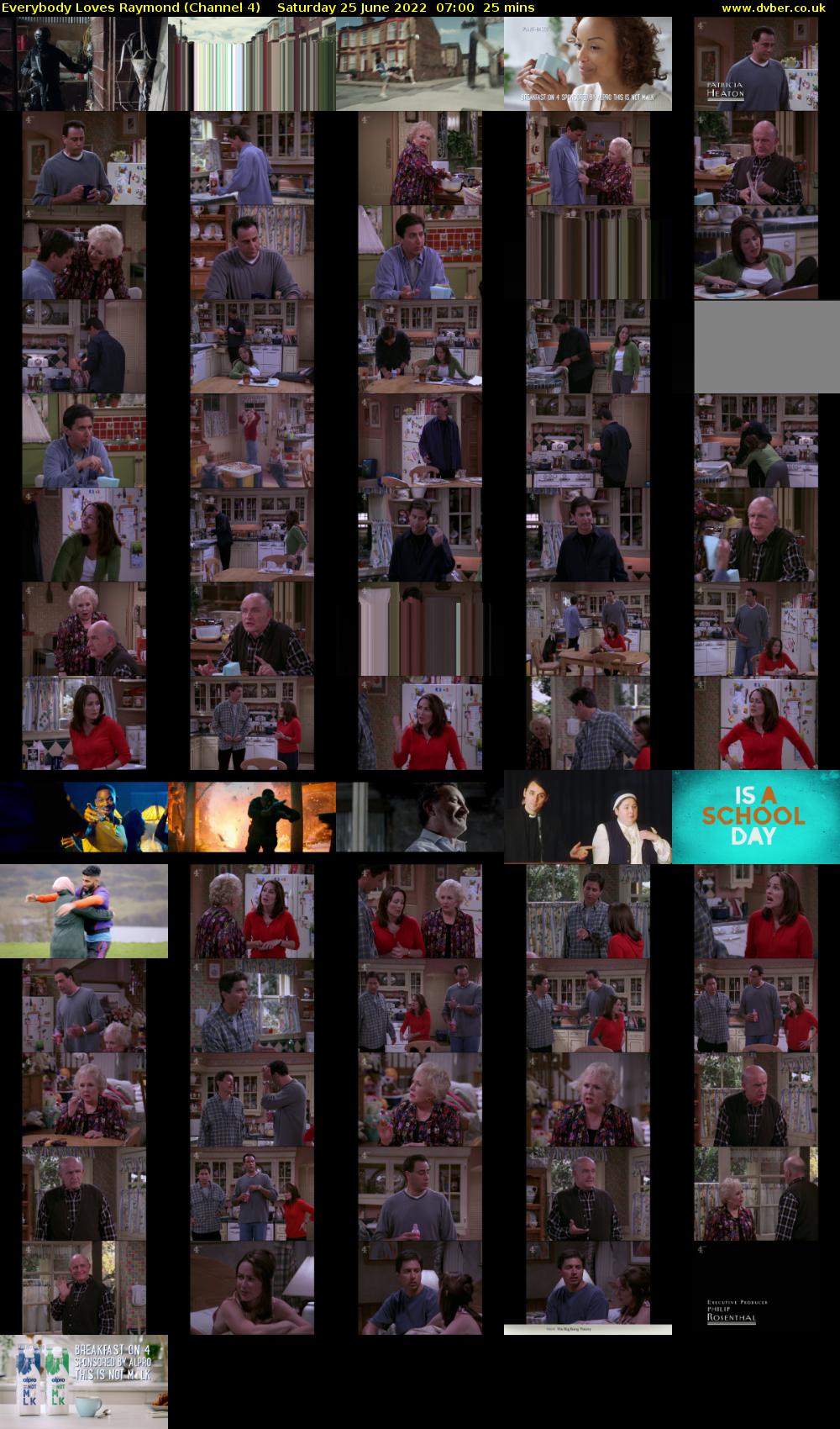 Everybody Loves Raymond (Channel 4) Saturday 25 June 2022 07:00 - 07:25